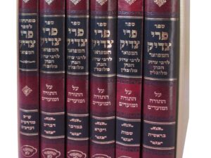 סט פרי צדיק 6 כרכים