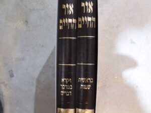 אור החיים על התורה 2 כרכים