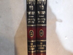 קדושת לוי 2 כרכים
